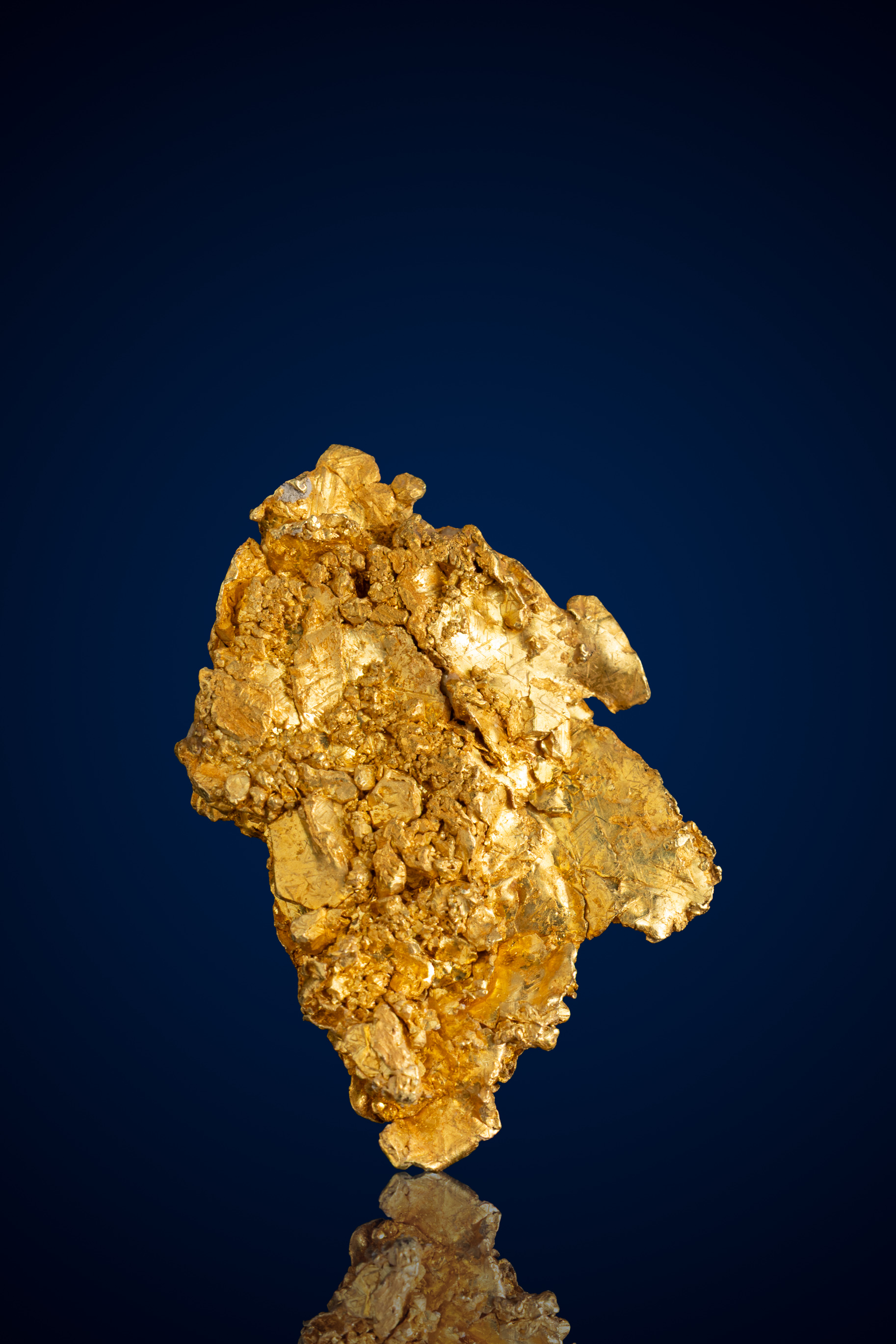 (image for) Robust, Textured Natural Gold Nugget - Round Mountain, NV - 16.40 grams